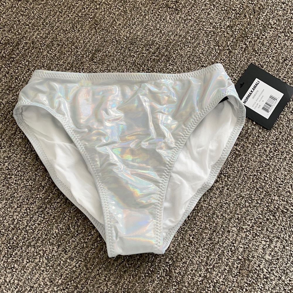 Norma Kamali Underwire Bottom Hologram